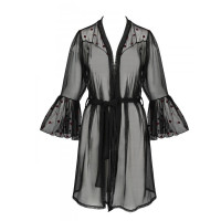 Халатик LOVELIA PEIGNOIR black XXL/XXXL - Passion