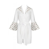 Халатик LOVELIA PEIGNOIR white L/XL - Passion