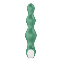 Анальний стимулятор-намистини з двома моторами Satisfyer Lolli-Plug 2 Green