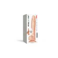 Реалістичний фалоімітатор Strap-On-Me Sliding Skin Realistic Dildo Vanille - XXL, ефект рухливої шкі