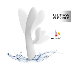 Вібратор-кролик Dorcel FLEXI RABBIT WHITE з підігрівом
