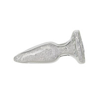 Стеклянная анальная пробка Pillow Talk Luxurious Glass Anal Plug, ⌀3,1см, виброшар в подарок