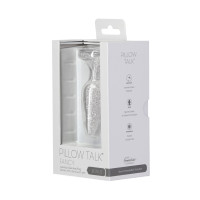 Стеклянная анальная пробка Pillow Talk Luxurious Glass Anal Plug, ⌀3,1см, виброшар в подарок