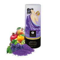 Пенистая соль для ванны Shunga Dead Sea salt Oriental Crystals — Exotic Fruits (500 г)