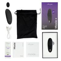 Смарт-вібратор у трусики We-Vibe Moxie+ Satin Black з пультом ДК