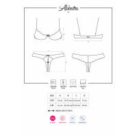 Obsessive Alabastra 2-pcs set L/XL