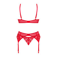 Комплект Obsessive Ingridia 3-pcs set XL/2XL