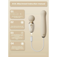 Аксесуар пульсатор Zalo – AVA Attachment Sakura Pink для смарт-вібромасажера Zalo – AVA