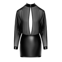 Сукня Noir Handmade F348 Powerwetlook and tulle dress - 5XL