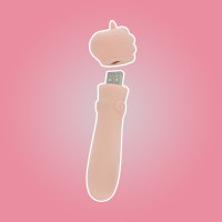 Вібратор-єдиноріжка Unihorn USB Bullet - Heart Throb, віброкуля, USB-зарядка