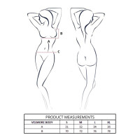 Боді Passion VELMORE BODY blue S