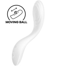 Satisfyer Rrrolling Pleasure White із перлинною стимуляцією точки G