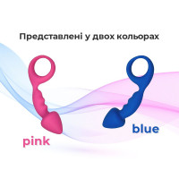 Анальна пробка Adrien Lastic Budy Pink із стимулюючою ніжкою, 2,5 см Рожевий