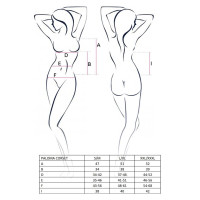 Пеньюар PALOMA CORSET white XXL/XXXL- Passion
