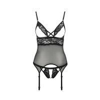 Корсет DIABOLINA CORSET black S/M - Passion