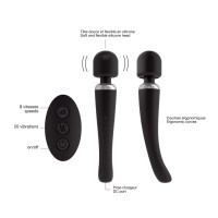 Потужний вібромасажер Dorcel Megawand Black, 160 режимів