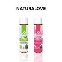 Смазка на водной основе System JO NATURALOVE Strawberry (120 мл) с экстрактом ромашки и листьев агавы