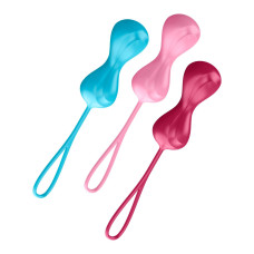 Вагінальні кульки Satisfyer Power Balls (3 пари), діаметр 3,4см, вага 60-76-92г