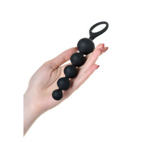 Набор анальных бусин Satisfyer Beads Black, силикон, макс. диаметр 3,3 см и 3,5 см