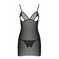 Пеньюар LOVELIA CHEMISE black L/XL - Passion