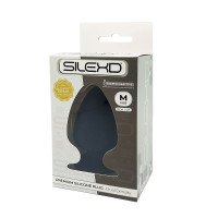 Анальна пробка SilexD (Model 1 size M) двошарова, силікон + Silexpan