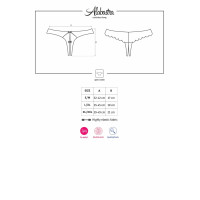 Obsessive Alabastra crotchless thong L/XL
