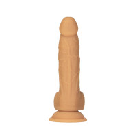 Фалоімітатор ADDICTION - 8" DUAL DENSITY SILICONE DILDO - CARAMEL
