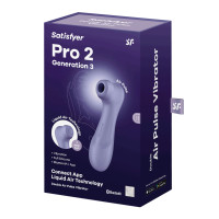 Вакуумний стимулятор Satisfyer Pro 2 Generation 3 with Liquid Air Connect App Lilac
