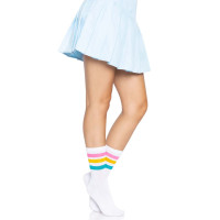 Leg Avenue Pride crew socks Pansexual