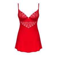 Пеньюар Obsessive Ingridia chemise & thong XL/2XL
