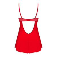 Пеньюар Obsessive Ingridia chemise & thong XL/2XL