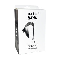 Ажурний батіг з еко шкіри Art of Sex - Brianna