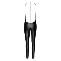 Комбінезон Noir Handmade F306 Mirage catsuit with jewelry rhinestone chain adorning the back - XL