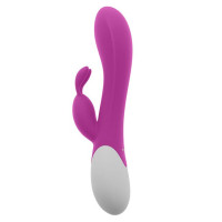 Вібратор-кролик S Pleasures Premium Corabi Rabbit, рожевий, вушка для клітора, 16 режимів, нагрів