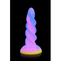 Фентезійний фалоімітатор Creature Cocks Glow-in-the-Dark Unicorn Dildo