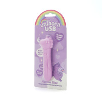 Вібратор-єдиноріжка Unihorn USB Bullet - Karma Lilac, віброкуля, USB-зарядка