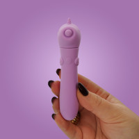 Вібратор-єдиноріжка Unihorn USB Bullet - Karma Lilac, віброкуля, USB-зарядка