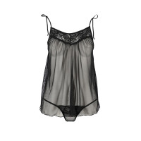 Бебідол MELANIA CHEMISE black XXL/XXXL - Passion