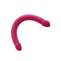 Фалоімітатор двосторонній Dorcel Real Double Do Magenta, діаметр 4 см, довжина 42 см