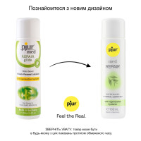 Лубрикант на водній основі pjur MED Repair glide 100 мл із регенерувальним гіалуроном для сухої шкір