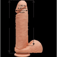Фаллоимитатор Doc Johnson The D – Perfect D – 8 Inch With Balls – ULTRASKYN, диаметр 5,1 см