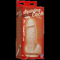 Фалоімітатор, що кінчає Doc Johnson The Amazing Squirting Realistic Cock, ПВХ, діаметр 5,1см