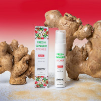 Стимулюючий гель EXSENS Kissable Fresh Ginger Litchi 15мл, можна для поцілунків, охолоджуючий