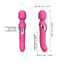 Вібромасажер 2-в-1 Dorcel Dual Orgasms Magent