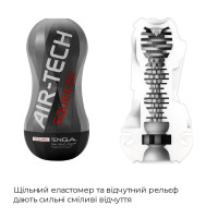 Мастурбатор Tenga Air-Tech Squeeze Strong, сжимающий корпус, более плотный вход
