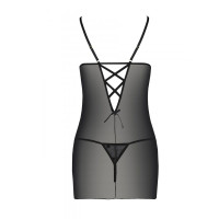 Пеньюар LOVELIA CHEMISE black S/M - Passion