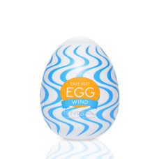 Мастурбатор-яйце Tenga Egg Wind із зигзагоподібним рельєфом