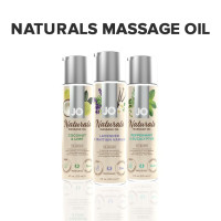 Массажное масло System JO - Naturals Massage Oil - Lavender & Vanilla с натуральными эфирными маслами (1