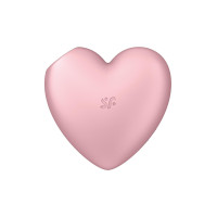 Вакуумний вібратор Satisfyer Cutie Heart Light Red