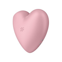 Вакуумний вібратор Satisfyer Cutie Heart Light Red